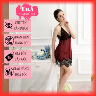 Váy ngủ sexy gợi cảm quyến rũ cao cấp VAY310 - đồ ngủ xuyên thấu