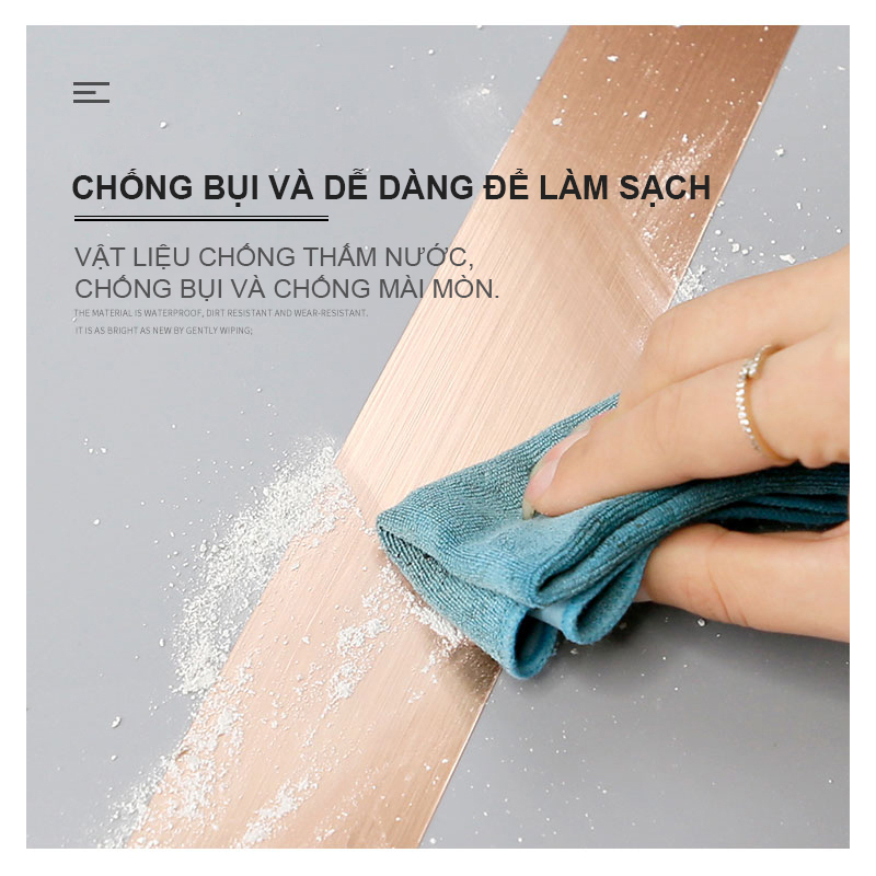 Chỉ dán viền trang trí 50m Viền trang trí Cuộn dán viền trang trí Rộng 0.5cm/1cm/15cm/20cm Chống nước, chống bụi
