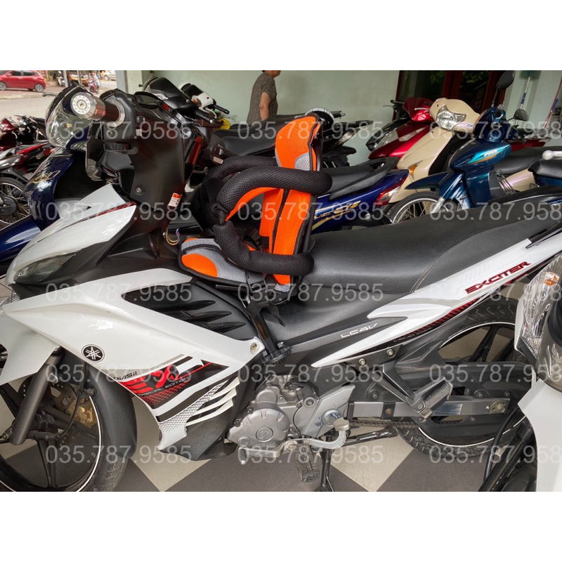 NT03-Ghế ngồi trước xe số, airbalde, novo, exciter,winer,dream, cup an toàn