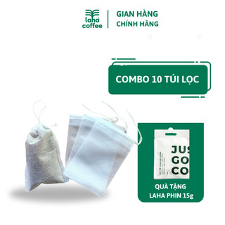 Combo 10 túi lọc cà phê ủ lạnh, trà | laha coffee