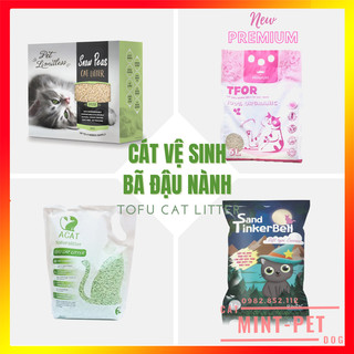 Cát Vệ Sinh Đậu Nành Cho Mèo - Cát Mèo Tofu Xả Được Trong Toilet #MintPet