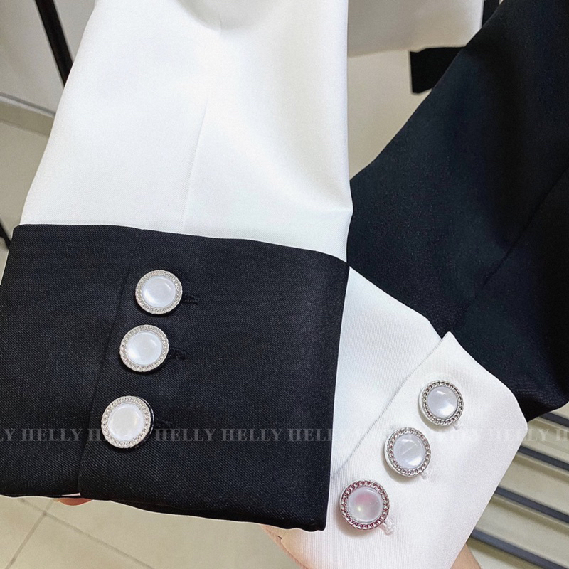 BLAZER LỬNG ĐEN TRẮNG HELLY SHOP