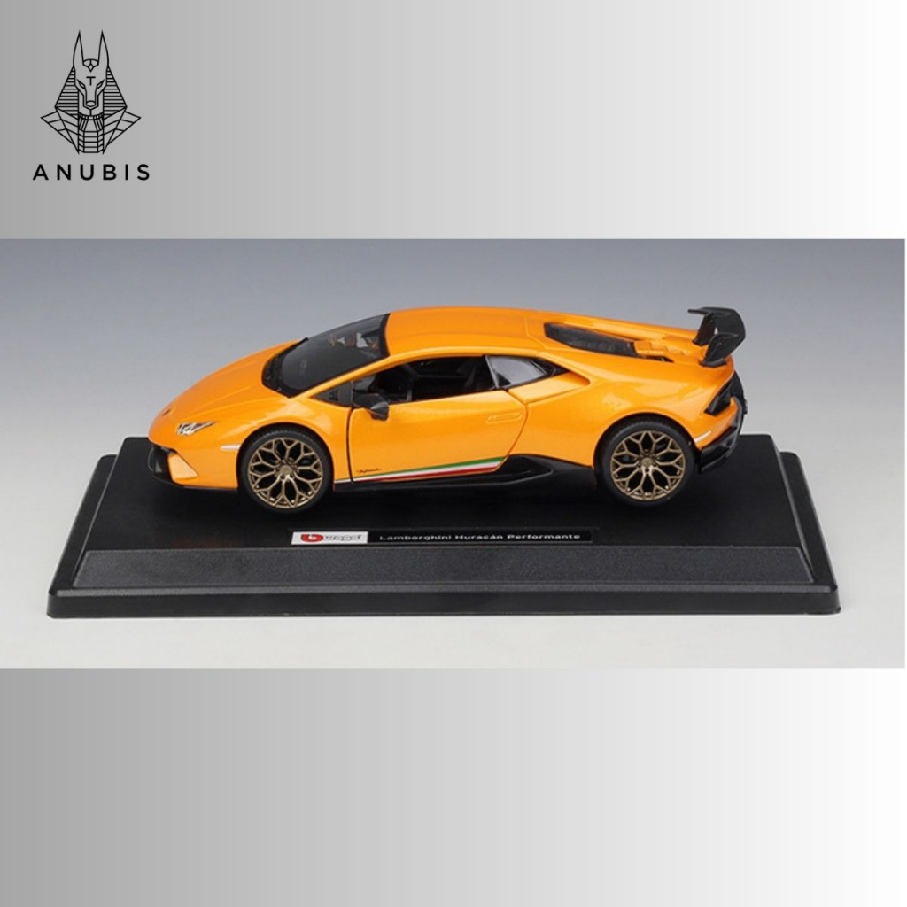Mô Hình Xe Ôtô Kim Loại 1/24 Siêu Xe LAMBORGHINI HURACAN PERFORMANTE Sẵn Đế Để Trưng Bày