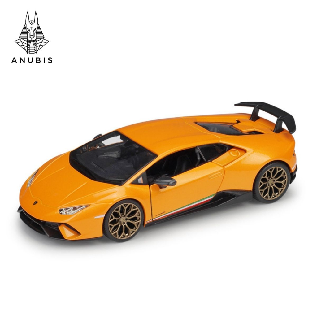Mô Hình Xe Ôtô Kim Loại 1/24 Siêu Xe LAMBORGHINI HURACAN PERFORMANTE Sẵn Đế Để Trưng Bày