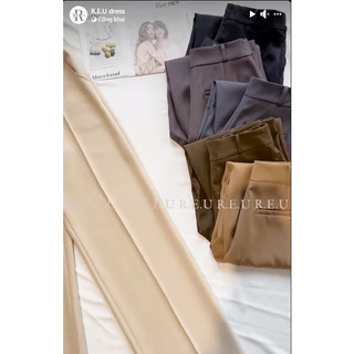 Quần suông bấu ly túi chéo