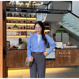 Quần suông bấu ly túi chéo