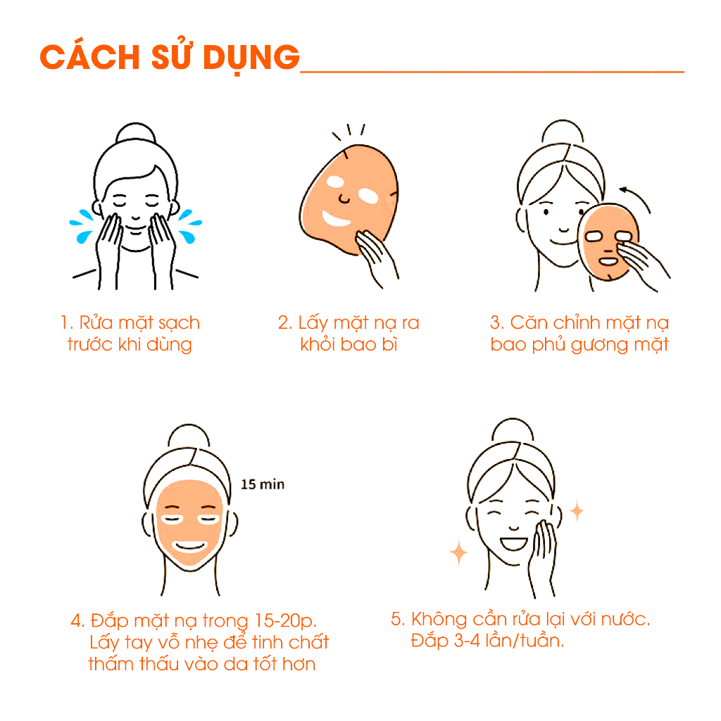 Combo 30 Mặt Nạ Dưỡng Da Căng Bóng Foodaholic Mask 23mlx30