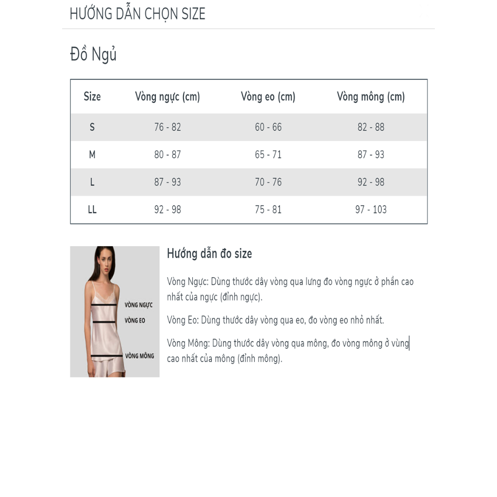 Đồ ngủ ngắn 2 dây VERA có hỗ trợ đổi size