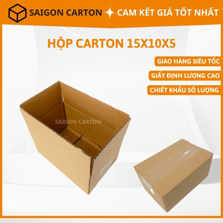 500 hộp carton size 15x10x5 - sx bởi sài gòn carton