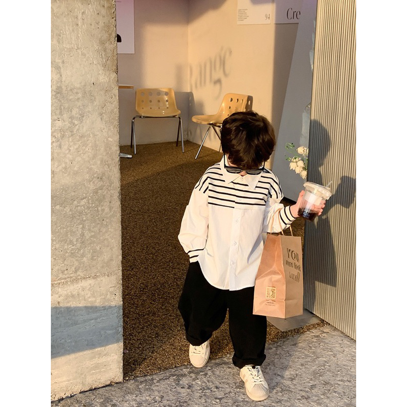 Áo sơmi cho bé trai hãng ambb kids size 90-150.Hàng quảng châu cao cấp 100%