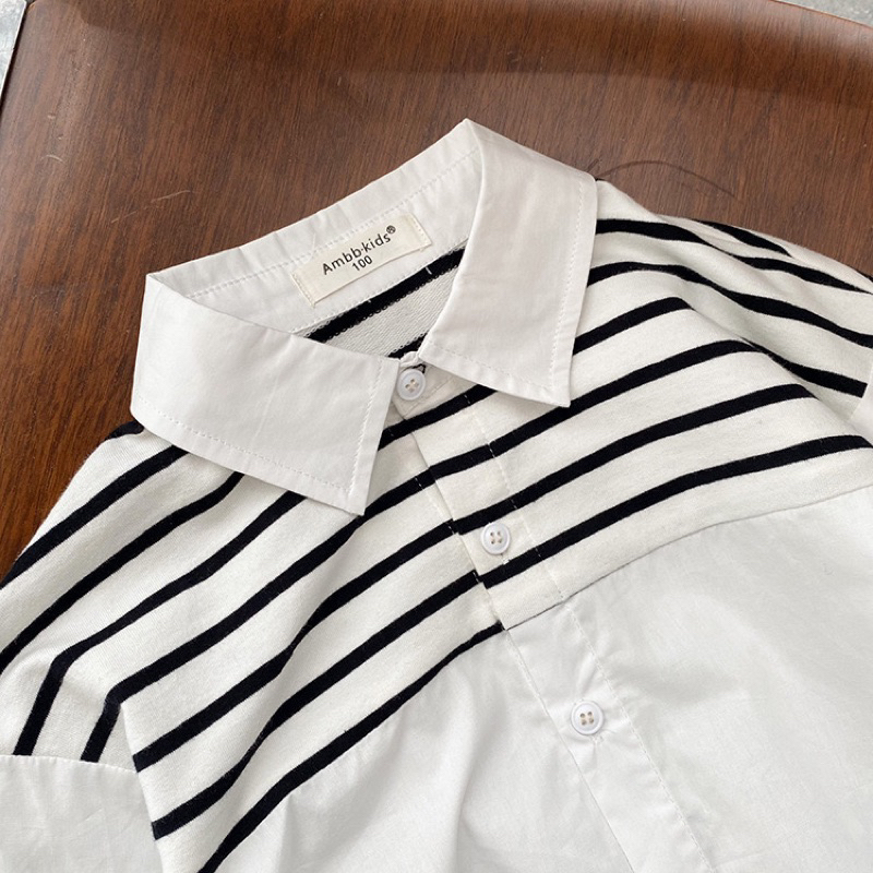 Áo sơmi cho bé trai hãng ambb kids size 90-150.Hàng quảng châu cao cấp 100%