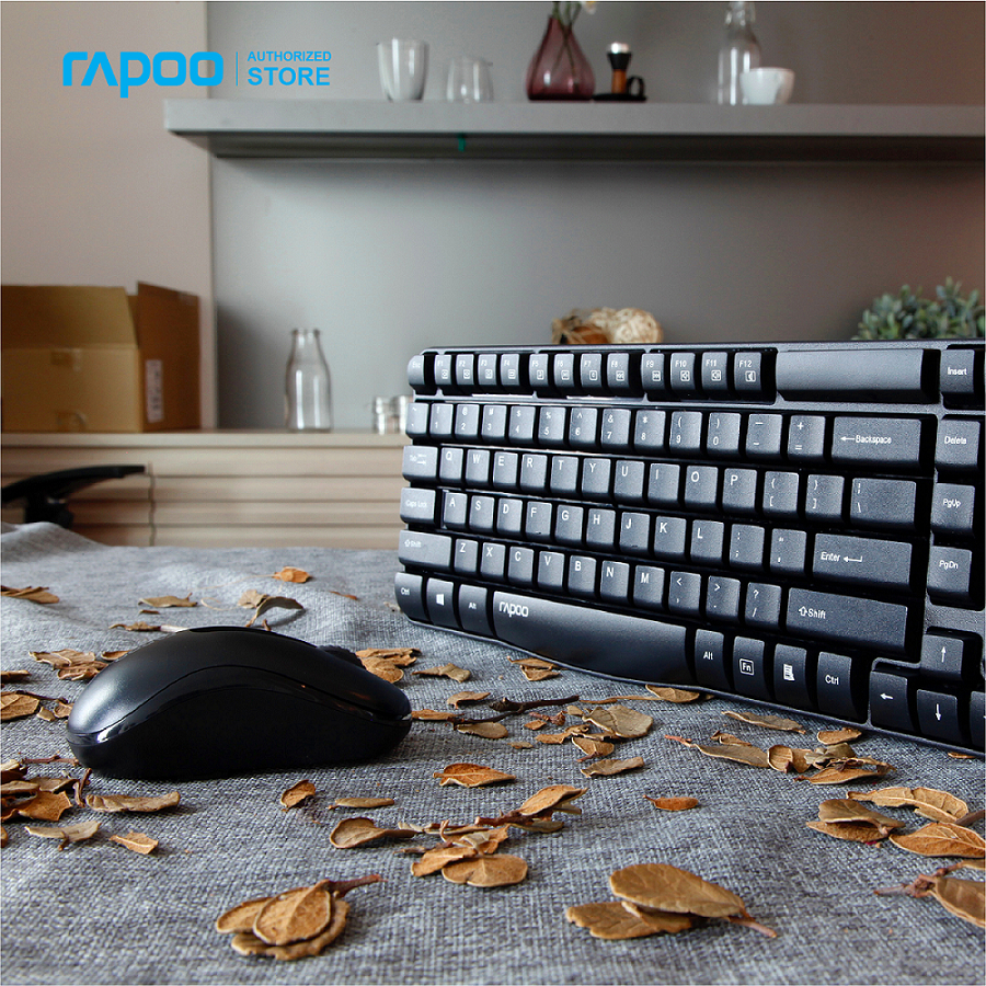 Bàn phím chuột Rapoo X1800S không dây - Bảo hành chính hãng 2 năm