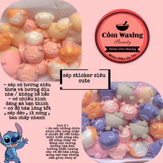 COMBO TỰ WAX TẠI NHÀ VỚI NỒI NẤU SÁP PRO WAX 100 + SÁP STICKER SIÊU DỄ THƯƠNG VÀ CUTE + MỠ TRĂN NGUYÊN CHẤT
