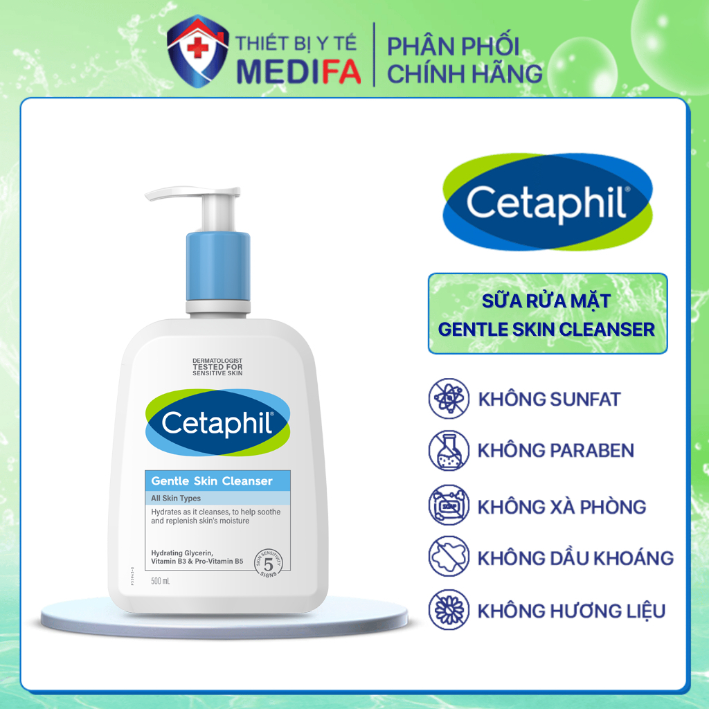 Sữa Rửa Mặt Cetaphil Gentle Skin Cleanser 500ml