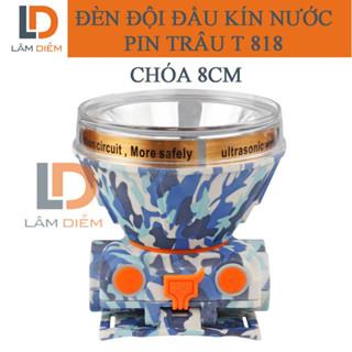 Đèn đội đầu , đèn pin sạc siêu sáng KÍN NƯỚC PIN TRÂU T 818- 812 - 5212 - s50
