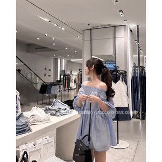 Đầm bẹt vai bèo ngực