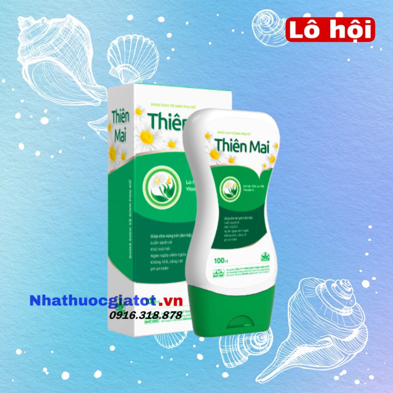 Dung Dịch Vệ Sinh Phụ Nữ Thiên Mai - Chai 100ml