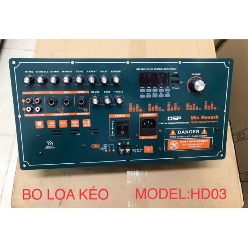 Mạch loa kéo 19*38 350Watt mẫu mới 2023