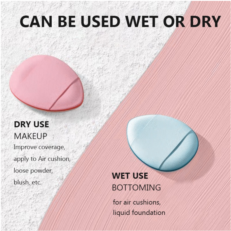 Mút Trang Điểm Mini Hình Giọt Nước Đeo Ngón Tay Dùng Để Dặm Che Khuyết Điểm