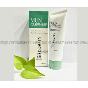 Mun cleanser k3 beauty - sữa rửa mặt cho da dầu mụn