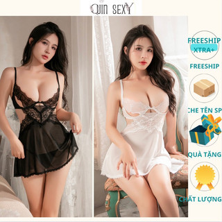 Vn106 váy ren hai dây hở lưng quyến rũ