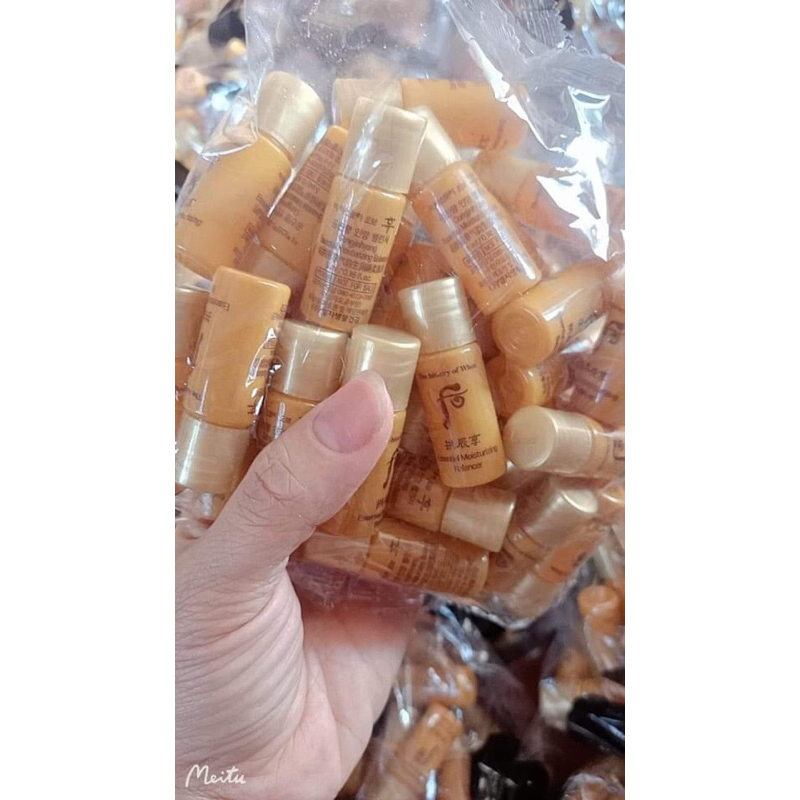5 chai nước hoa hồng Whoo vàng chống lão hoá sáng mịn da dưỡng ẩm sâu cho da