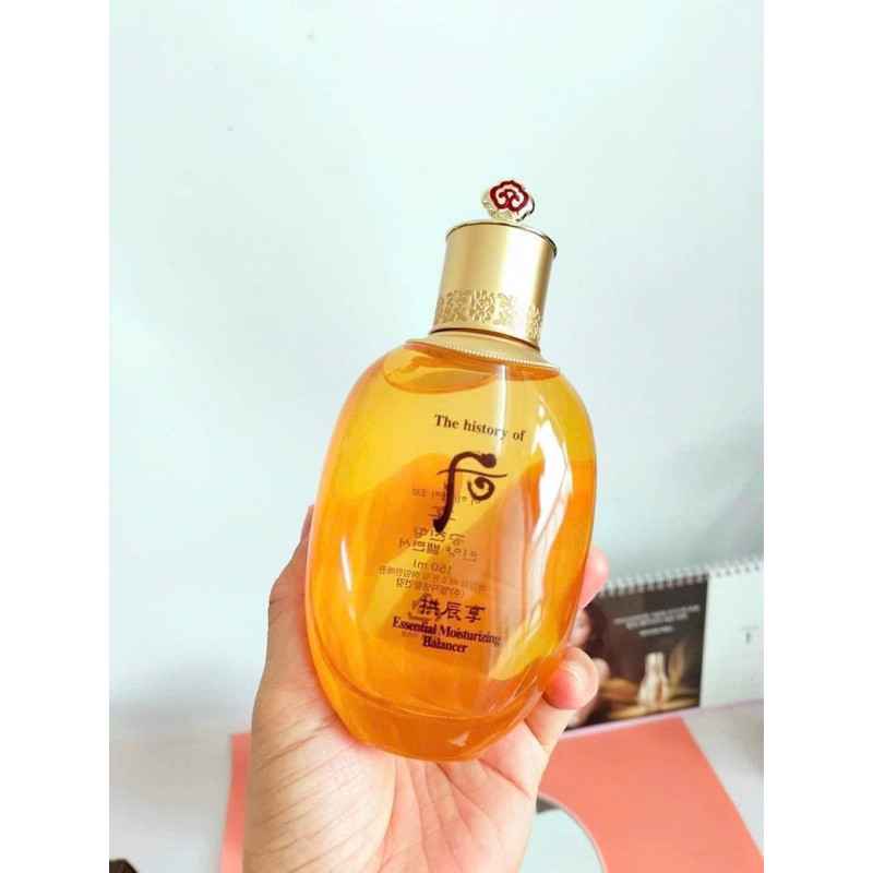 5 chai nước hoa hồng Whoo vàng chống lão hoá sáng mịn da dưỡng ẩm sâu cho da