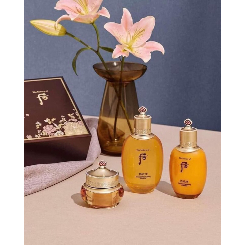 5 chai nước hoa hồng Whoo vàng chống lão hoá sáng mịn da dưỡng ẩm sâu cho da