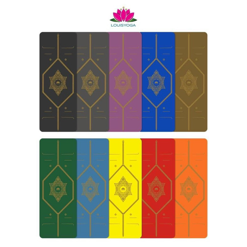 Thảm định tuyến Louis Yoga ASANA, TPE tặng kèm túi cao cấp