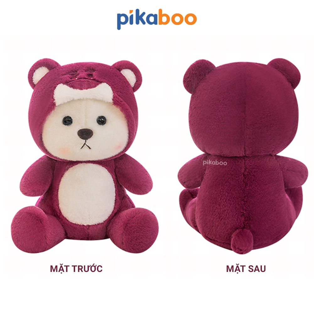 Gấu bông Lotso to , mini size 28 40cm thú nhồi bông kute đáng yêu Pikaboo mẫu mã đa dạng chất liệu cao cấp an toàn