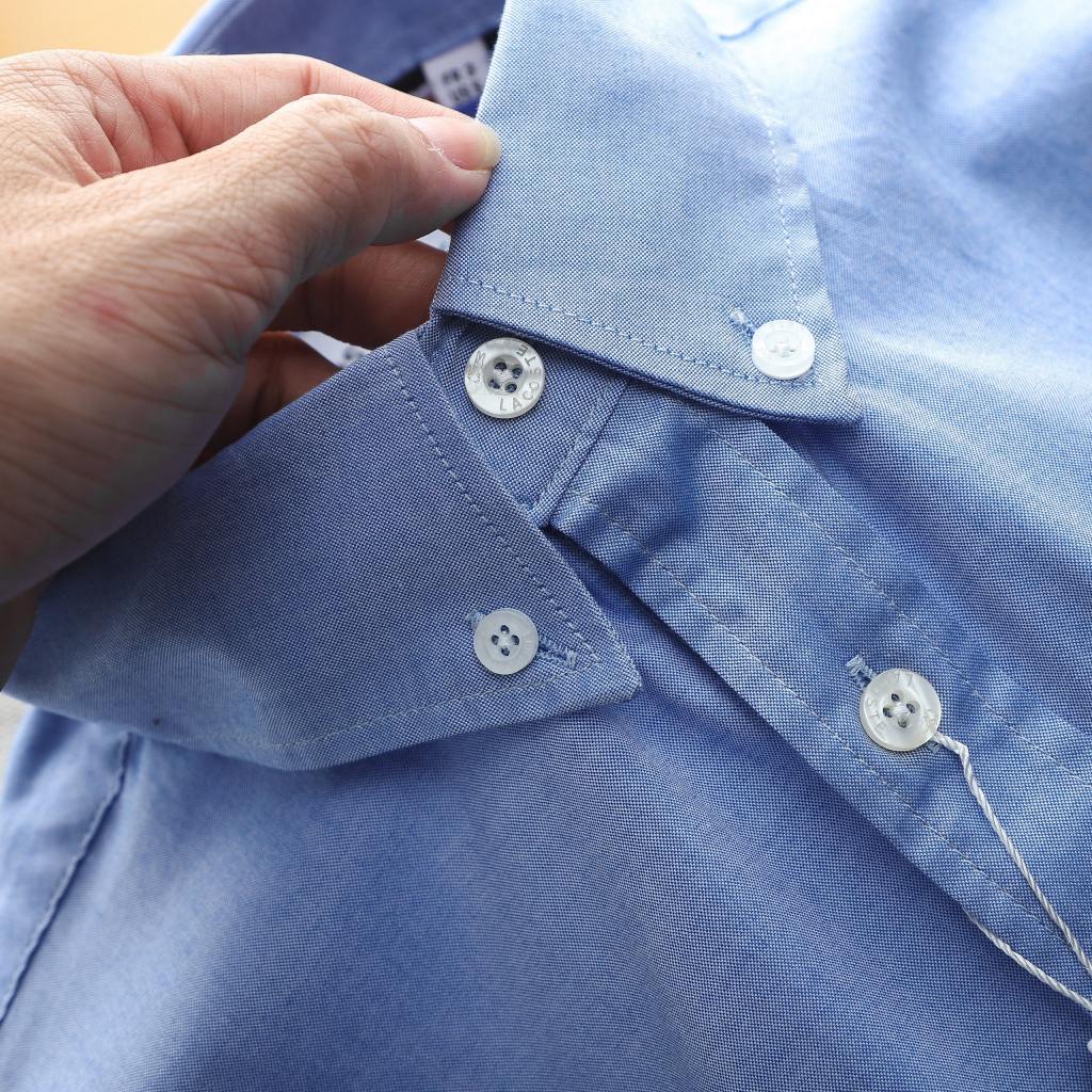 Áo sơ mi nam tay ngắn CÓ TÚI LACOSTE VẢI CHỐNG NHĂN KO CẦN ỦI Vải Xịn Oxford Kháng Khuẩn Co Giãn Hàng Chuẩn Hãng