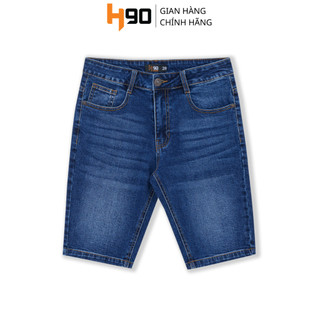 Quần Short Jean Nam H90 Dáng Slimfit Chất Bò Co Giãn, Bền Màu, Không Bai Gião J022