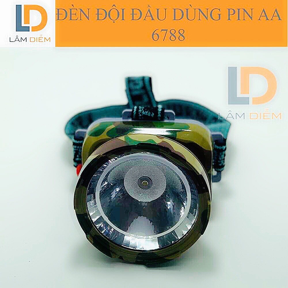 Đèn pin đội đầu pin rời aa 8068 - 6788