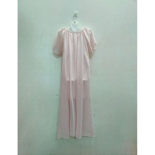 ĐẦM MAXI HỒNG THƯỚT THA