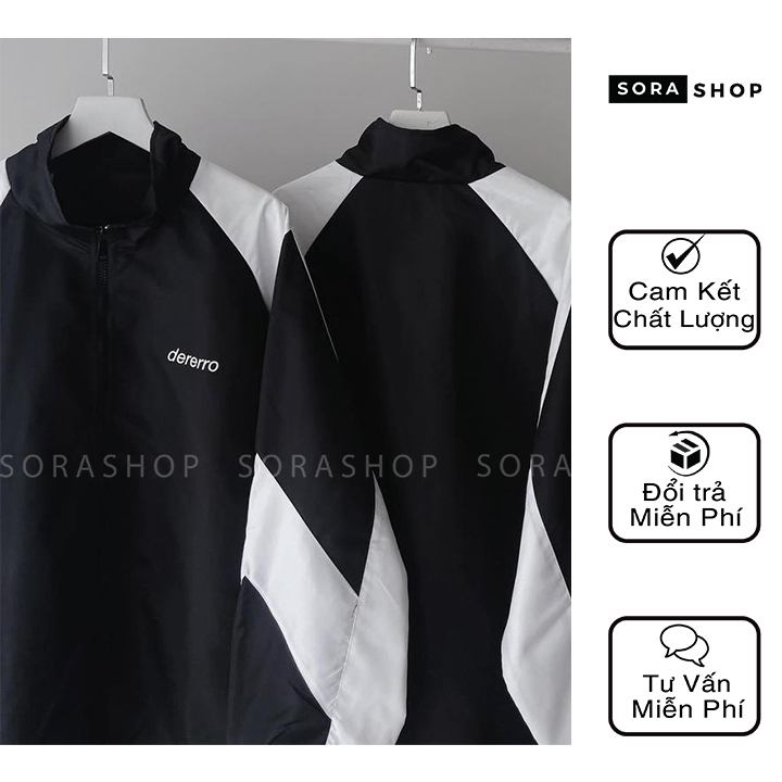Áo Khoác Dù 2 Lớp Mỏng Nhẹ DERERRO Nam Nữ Uniset from rộng siêu nhẹ AG004 | BigBuy360 - bigbuy360.vn