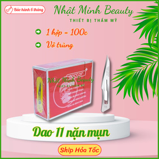 Dao nặn mụn số 11, dao mổ dùng trong tiểu phẫu, nặn mụn