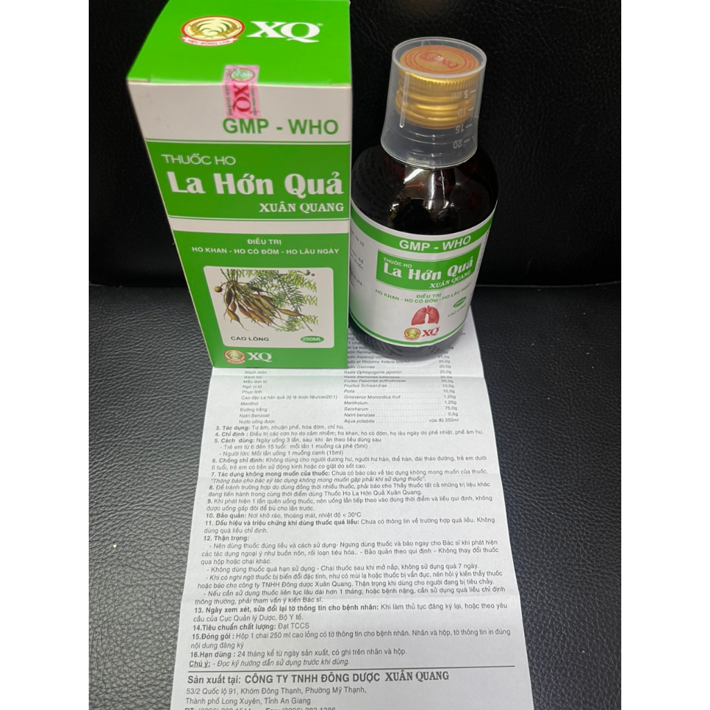 HO LA HỚN QUẢ XUÂN QUANG Chai 250ml