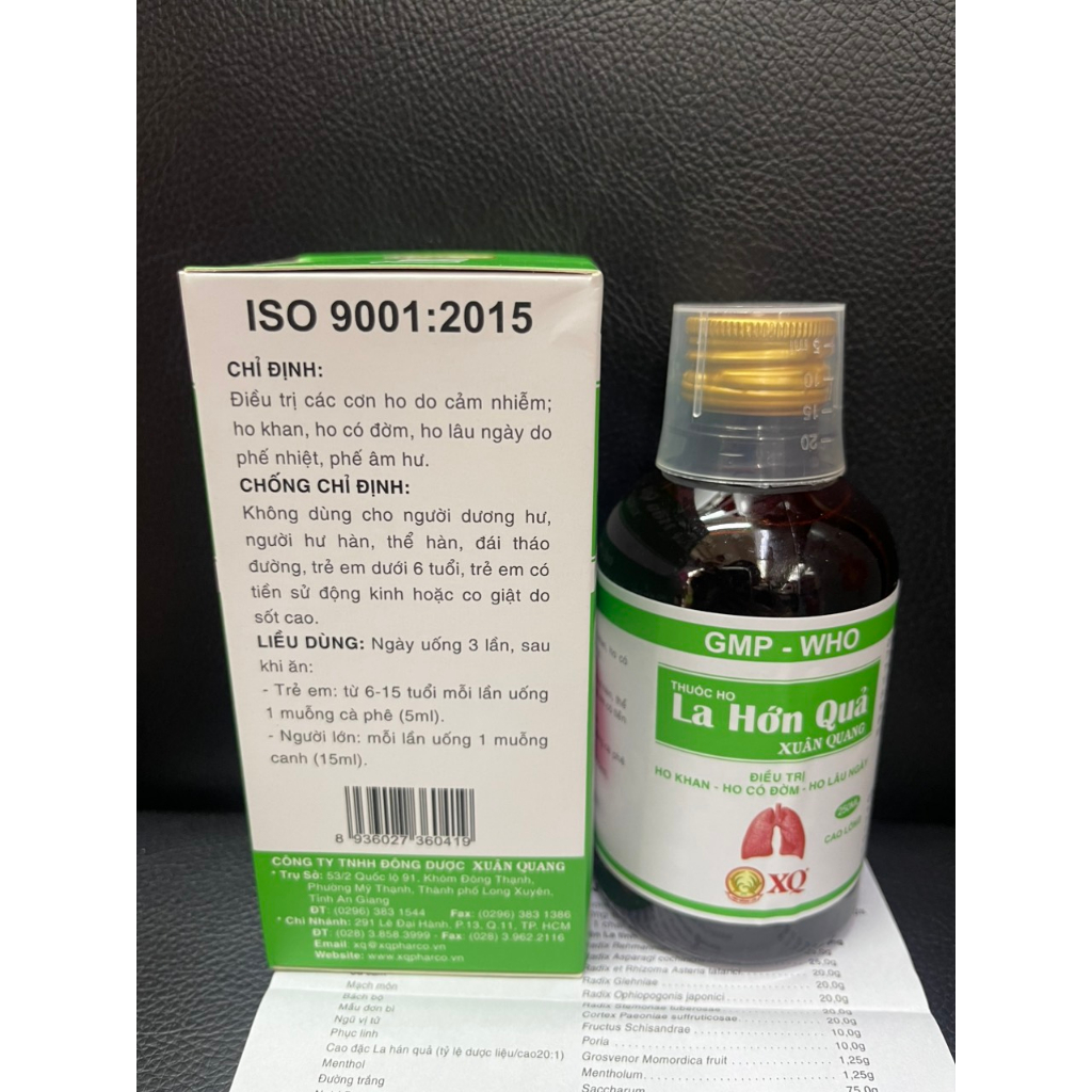 HO LA HỚN QUẢ XUÂN QUANG Chai 250ml