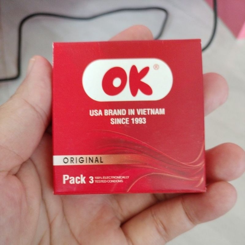 Bao cao su ok hộp 3 cái