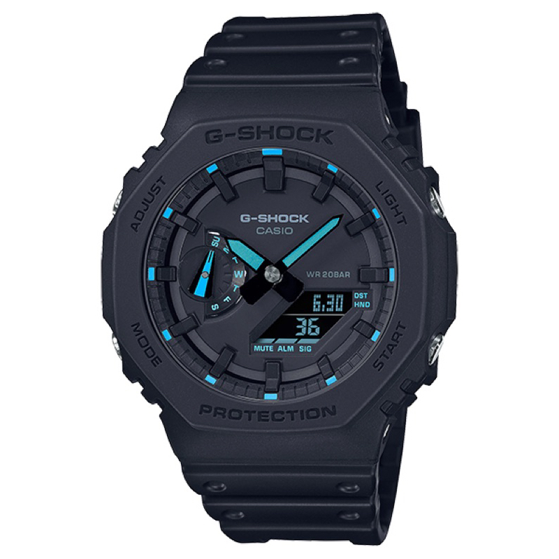 Đồng Hồ Casio Nam Dây Nhựa GSHOCK GA-2100-1A2DR Chính Hãng