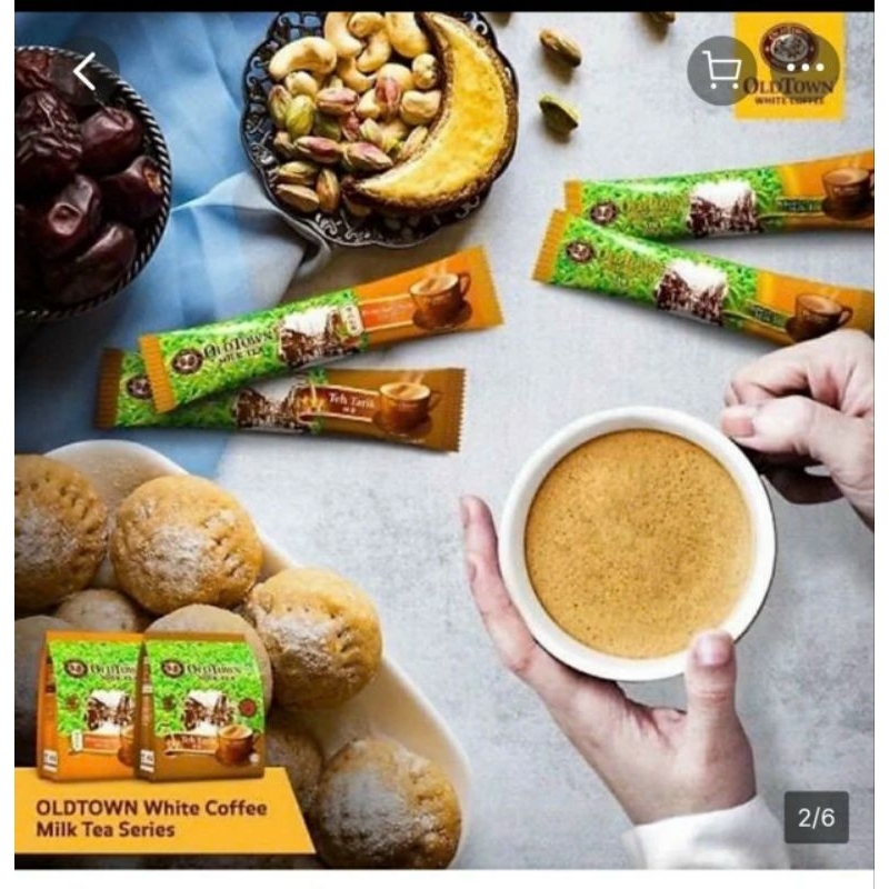 Trà sữa old town white milk tea bịch 480gram malaysia