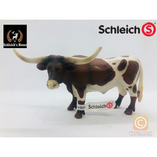 Mô hình động vật Schleich chính hãng Bò Texas Longhorn sừng dài 13275 - Schleich House
