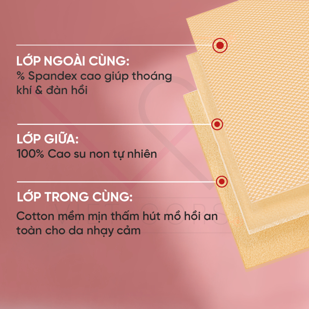 Đai Nịt Bụng Chuẩn Quốc Tế VIETCORSET -  Latex Light Air 17 Xương Siêu Định Hình Siêu Giảm Eo, Thông Hơi Thoáng Khí