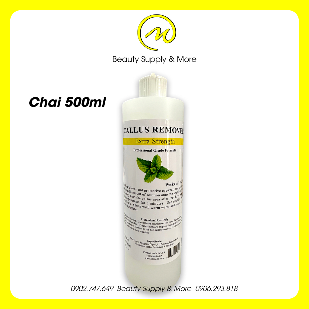 Gel Ủ Chà Gót Chân -Bạc Hà. Chai 120ml/250ml/500ml.