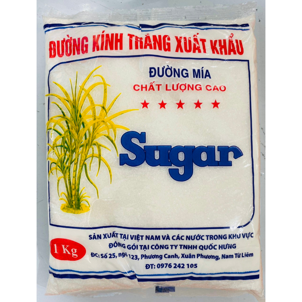 Đường kính trắng xuất khẩu 1kg