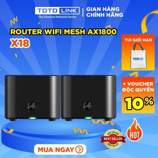 Router wi-fi mesh thế hệ thứ 6 ax1800 - x18 hàng chính hãng