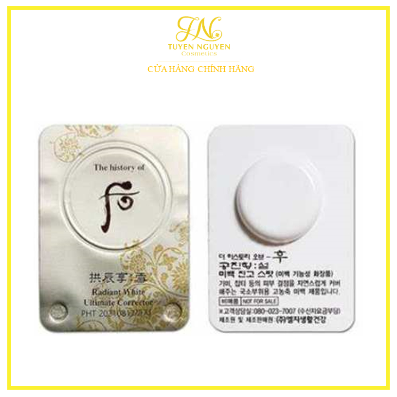 Vỉ Cao nám whoo radiant white ultimate corrector