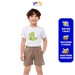 Quần short trẻ em YODY có túi trước co giãn tốt cho bé QSK6017