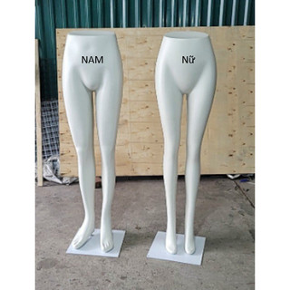 chân quần nam, nữ - canh bán thân chuyên mặc quần trưng bày trong shop thời trang - chân canh đứng