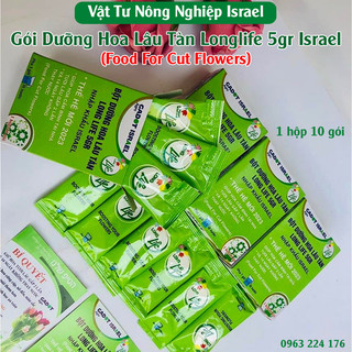 Combo 50 gói Dưỡng hoa tươi lâu Longlife nhập khẩu Israel - Bảo quản hoa cắm bình tươi lâu và 14 ngày không THAY nước
